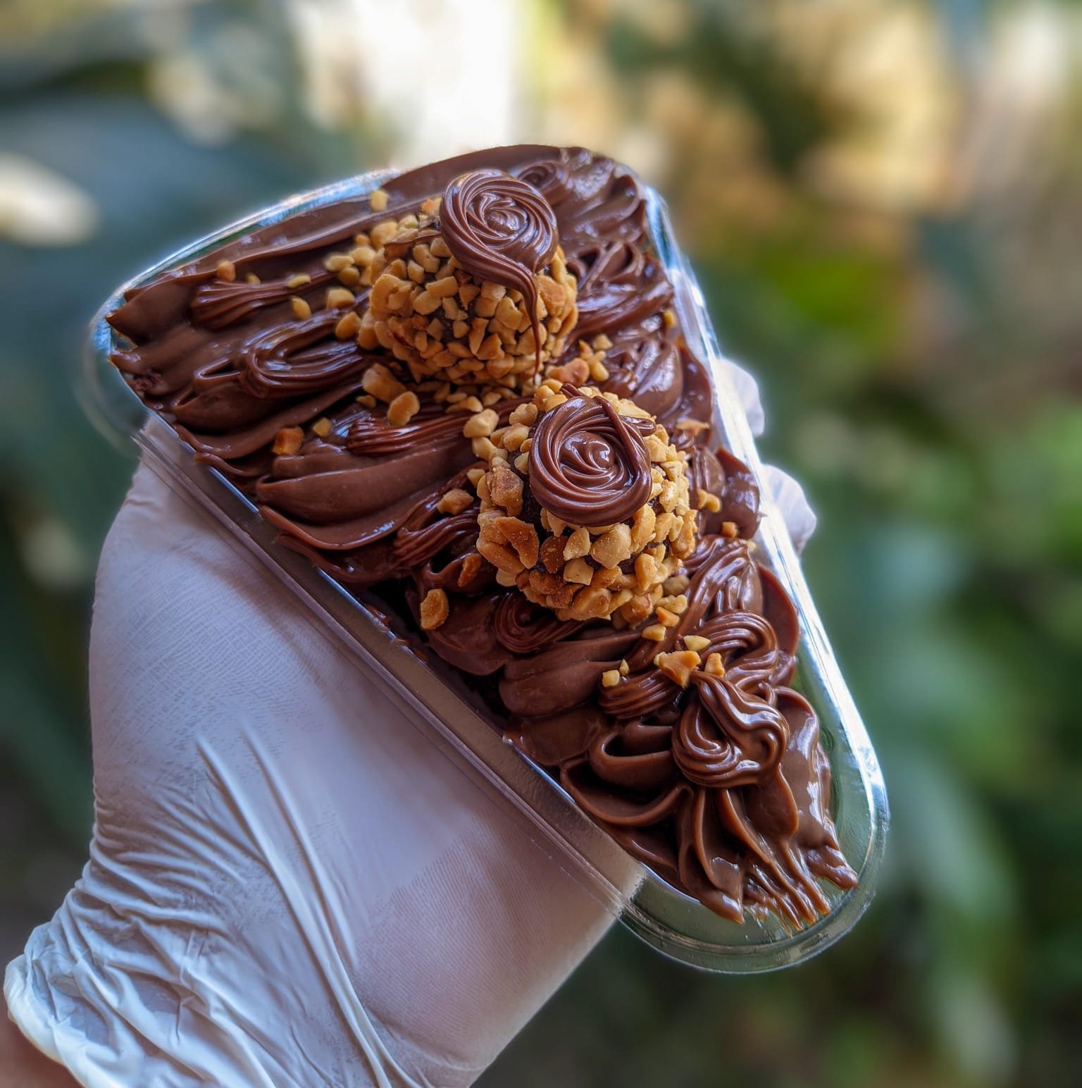 Pizza Brownie de Ferrero Rocher